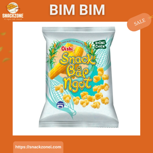 Snack bim bim Oishi đủ vị gói lớn - Hình ảnh 5