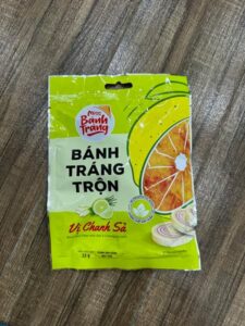 Bánh tráng trộn chanh sả