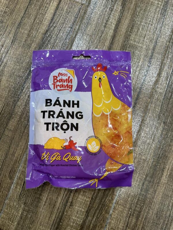 Bánh tráng trộn gà quay