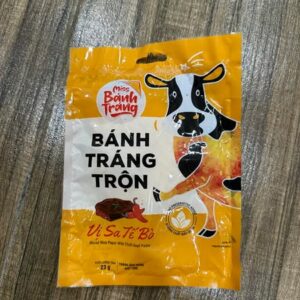 bánh tráng trộn sa tế bò