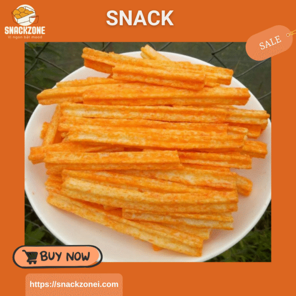 Snack khoai tây que, que khoai tây phomai, ngó sen tẩm vị giòn tan - Hình ảnh 3