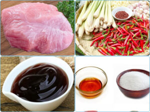 Nguyên liệu làm heo khô cháy tỏi